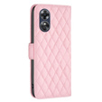 Klopové pouzdro pro Oppo A17, Wallet, BINFEN COLOR, růžové