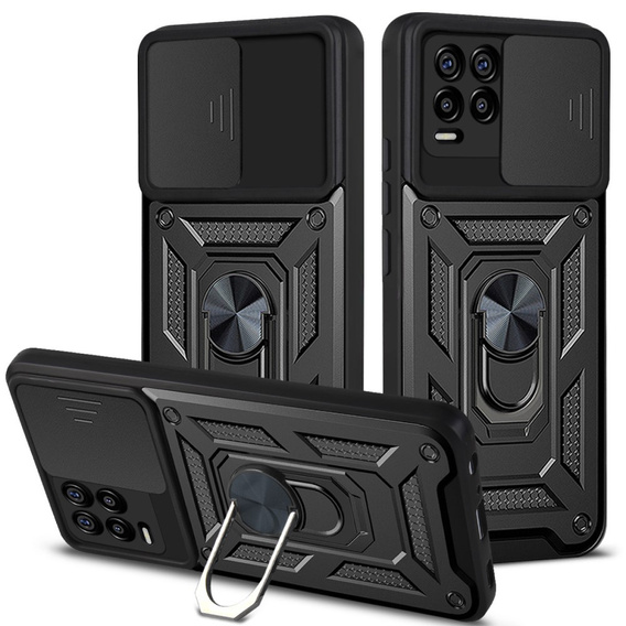 Pouzdro pro Realme 8 / 8 Pro, CamShield Slide, černé