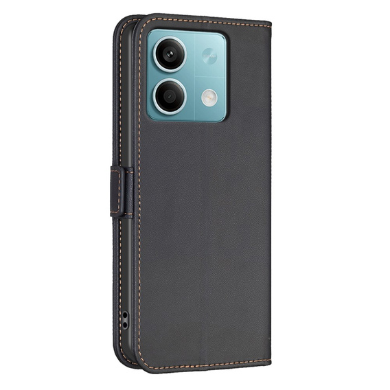 Klopové pouzdro pro Xiaomi Redmi Note 13 5G, BINFEN Wallet, černé