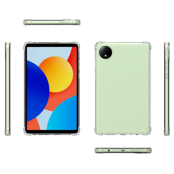 Pouzdro pro Xiaomi Redmi Pad SE 8.7, silikonové, průhledné