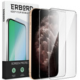 2x tvrzené sklo pro iPhone 11 Pro Max, ERBORD 9H Hard Glass na displeji