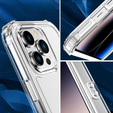 Pouzdro pro iPhone 14 Pro, Shockproof, s fólií, průhledné