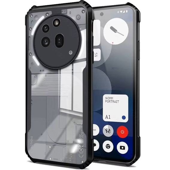 Pouzdro pro Nothing Phone 3A Pro, AntiDrop Hybrid, černé