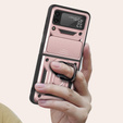 Pouzdro pro Samsung Galaxy Z Flip 4 5G, CamShield Slide, růžové