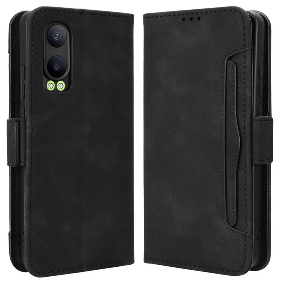Klopové pouzdro pro OnePlus Nord CE4 Lite, Card Slot, černé