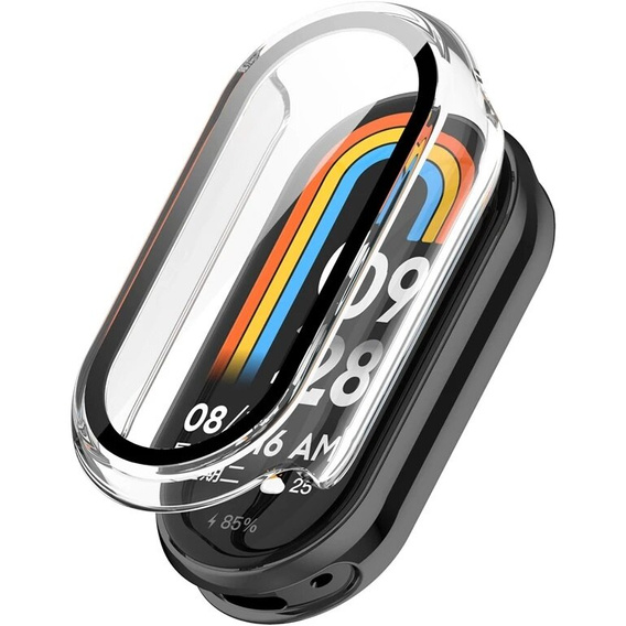 Pouzdro 2v1 + tvrzené sklo pro Xiaomi Smart Band 10 / 9 / 8, černé