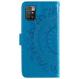 Klopové pouzdro pro Xiaomi Redmi 10, Mandala, modré