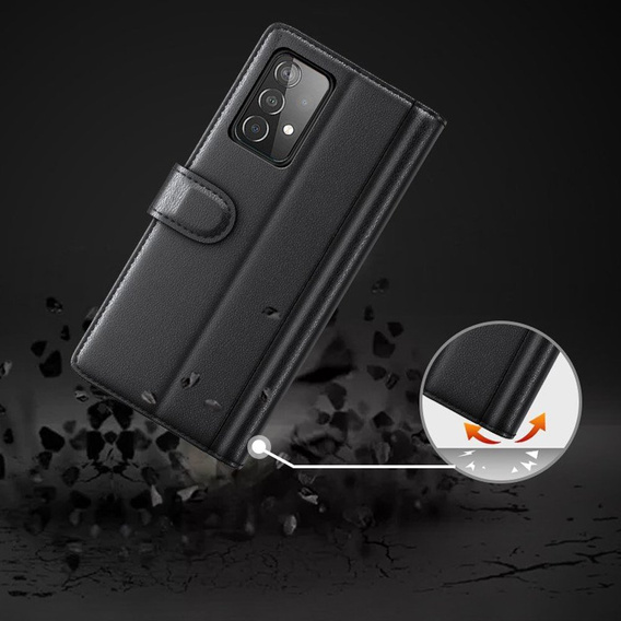 Flipové pouzdro pro Samsung Galaxy A52 / A52s, Split Leather, modré