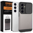 Pouzdro pro Samsung Galaxy S24, ERBORD CamProtect Slide Camera, šedé gunmetal