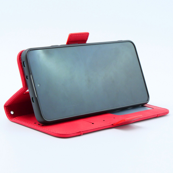 Klopové pouzdro pro Xiaomi 13T / 13T Pro, Card Slot, červené