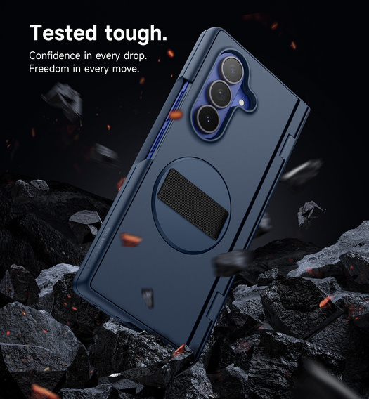 Pouzdro Suritch s 360° stojánkem a integrovaným krytem displeje pro Samsung Galaxy Z Fold7