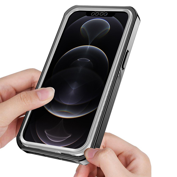 Pouzdro pro iPhone 13 mini, Shockproof, s fólií, modré