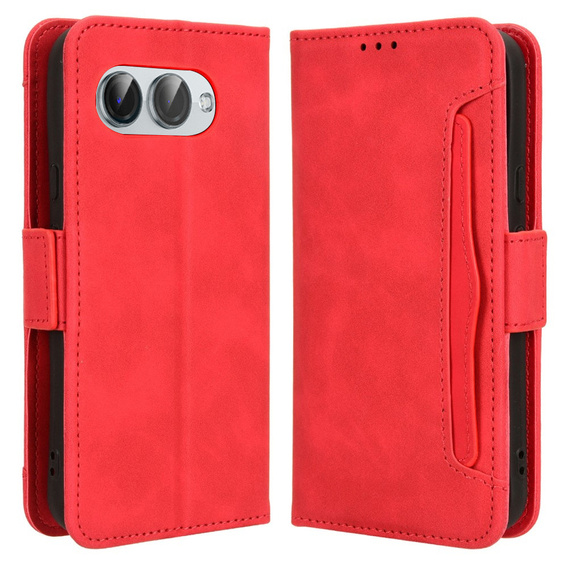 Klopové pouzdro pro T Phone 3 5G, Card Slot, červené
