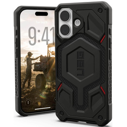 Pouzdro Urban Armor Gear pro iPhone 15 Plus, Monarch Pro Kevlar MagSafe, černé