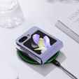 Pouzdro Dux Ducis pro Samsung Galaxy Z Flip5 5G, Bri, fialové