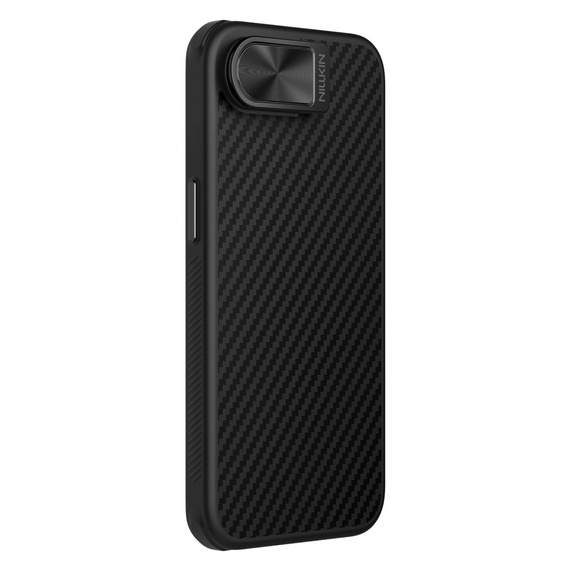 Pouzdro pro iPhone 16e, pancéřované Nillkin, Carboprof Case, pro Magsafe, černé