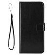 Klopové pouzdro pro OnePlus 13R, Crazy Horse Wallet, černé