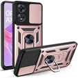 Pouzdro pro Oppo A78 5G, CamShield Slide, růžové rose gold