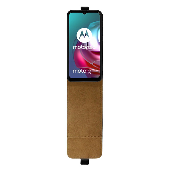 Klopové pouzdro pro Motorola Moto G10/G30, Flip, černé