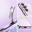 Pouzdro pro Samsung Galaxy A35 5G, Electro MagSafe, růžové + sklo na displej