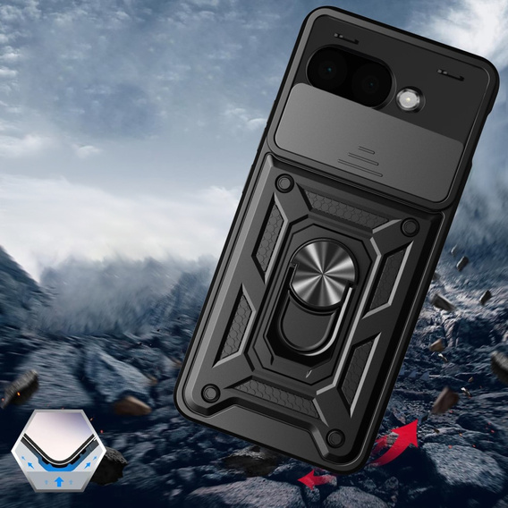 Pouzdro pro Google Pixel 9A, CamShield Slide, černé