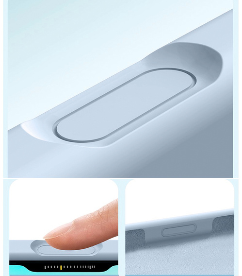 Silikonové pouzdro pro iPhone 17 Pro, pro MagSafe, proti nárazu, modré