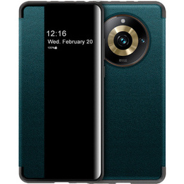 Flipové pouzdro pro Realme 11 Pro 5G / 11 Pro+ 5G, Side View, zelené