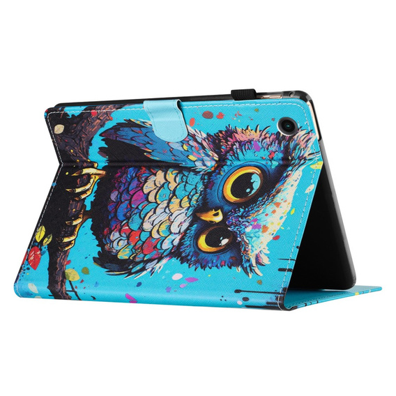 Pouzdro pro Lenovo Tab M10 10.1 Gen 3, s klopou, owl