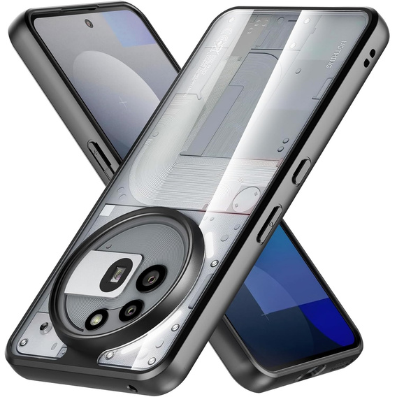 Pouzdro pro Nothing Phone 3A Pro, Fusion Hybrid, průhledné