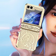 Pouzdro pro Samsung Galaxy Z Flip7 FE / Z Flip6, Mechanical Legend, zlaté