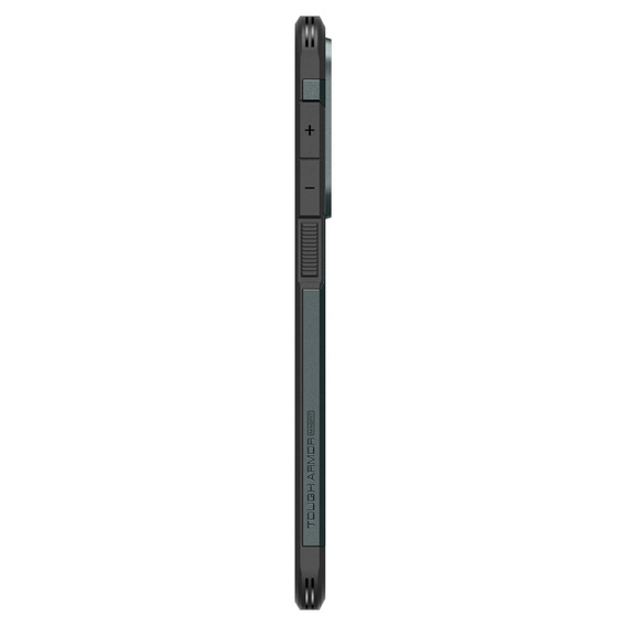 Pouzdro Spigen pro Samsung Galaxy A36 5G, Tough Armor Mag MagSafe, černé + 9H tvrzené sklo