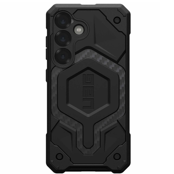 Pouzdro Urban Armor Gear pro Galaxy S25, Monarch Pro MagSafe, carbon černé