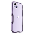 Pouzdro LUPHIE pro iPhone 14 Plus, Armor Bumper, fialové