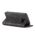 Pouzdro CASEME pro Samsung Galaxy S7, Leather Wallet Case, černé