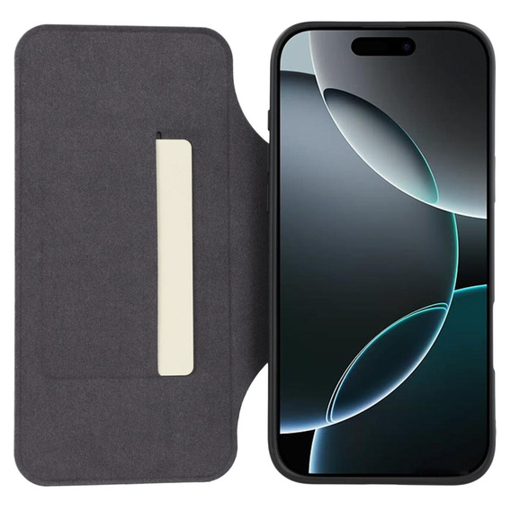 Pouzdro X-LEVEL pro iPhone 16 Pro, Magnetic Card Holder, hnědé