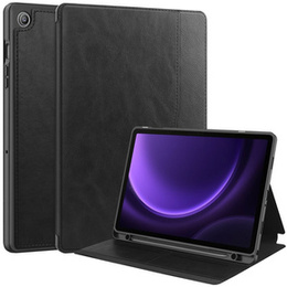 Pouzdro pro Samsung Galaxy Tab S9 FE / S10 FE, Business Card and Pen Slot, černé