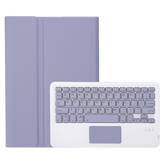 Pouzdro s dotykovou klávesnicí Bluetooth pro Lenovo Idea Tab 11" 2025 TB336FU TB336ZU, fialové