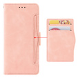 Klopové pouzdro pro Xiaomi Redmi Note 13 Pro+, Card Slot, růžové