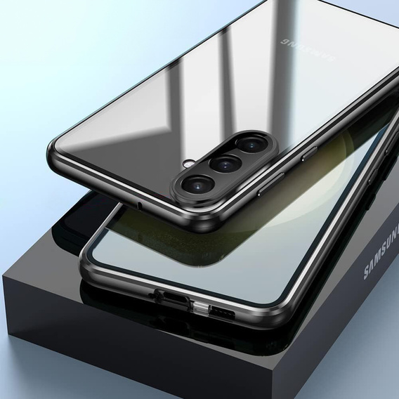 Pouzdro pro Samsung Galaxy A26, Magnetic Dual Glass, černé