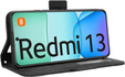 Klopové pouzdro pro Xiaomi Redmi 13, Card Slot, černé