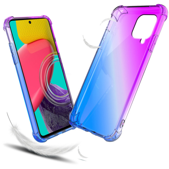 Pouzdro pro Samsung Galaxy M53 5G, Gradient Dropproof, modré