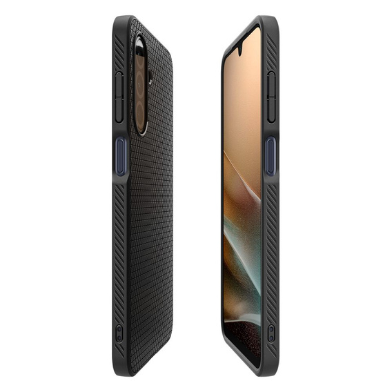Pouzdro Spigen pro Samsung Galaxy A26 5G, Liquid Air, černé + 9H tvrzené sklo