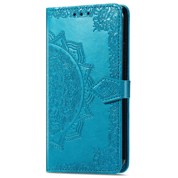 Klopové pouzdro pro Motorola Moto E20/E30/E40, Mandala, modré