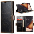 CASEME flipové pouzdro pro Samsung Galaxy Note 20 Ultra, Waxy Textured, káva