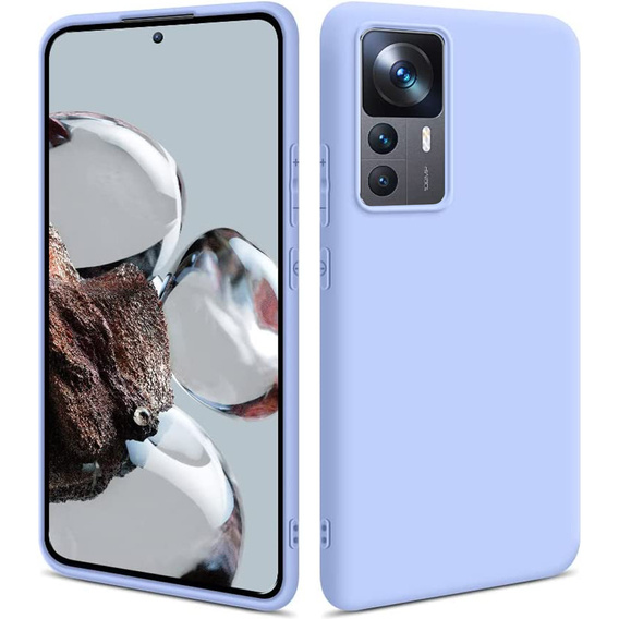 Pouzdro pro Xiaomi 12T 5G / 12T Pro 5G, Silicone Lite, fialové