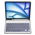Pouzdro + klávesnice Apple iPad Air 11" 6 gen. 2024, Leather Pen Slot, fialové