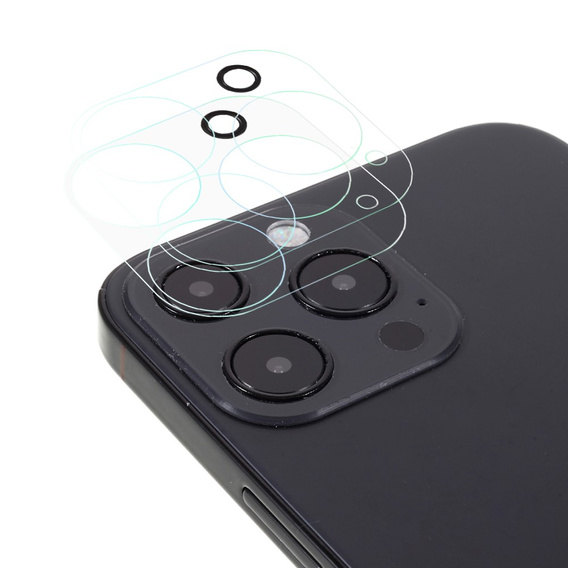 2x tvrzené sklo ERBORD pro kameru na iPhone 13 Pro Max