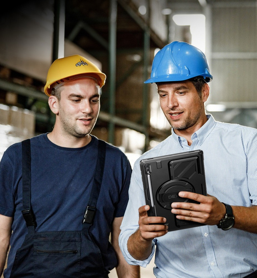 Pouzdro Dexnor 360° s páskem a držákem na stylus pro Samsung Galaxy Tab S10 Ultra / S9 Ultra / S8 Ultra