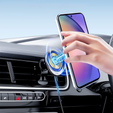 Magnetické pouzdro pro Samsung Galaxy A36 5G, pro MagSafe, fialové
