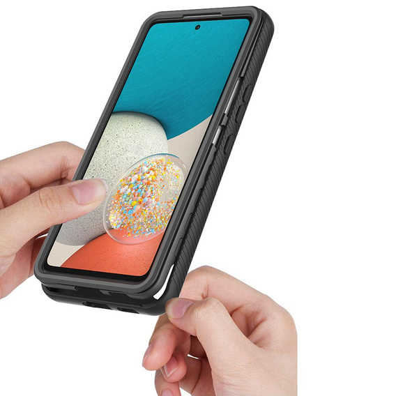 Pouzdro pro Samsung Galaxy A53 5G, Shockproof, s fólií, modré